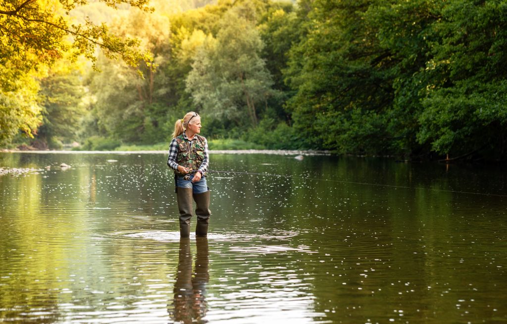 Fly fishing in Northern New Mexico, an experience offered by The Inn of The Five Graces, a Luxury Boutique Hotel and resort in Downtown Santa Fe.